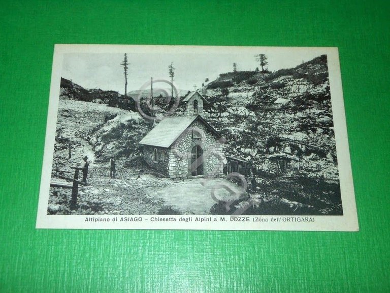 Cartolina Altipiano di Asiago - Chiesetta degli Alpini a M. …