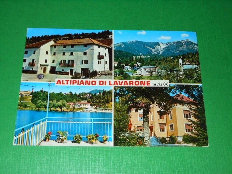 Cartolina Altipiano di Lavarone - Vedute diverse 1981.
