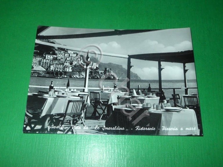 Cartolina Amalfi - Vista da "Lo Smeraldino" - Ristorante Pizzeria …