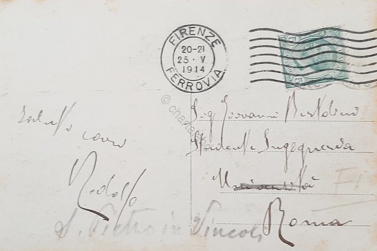 Cartolina Aminta del Tasso dato al Teatro Romano di Fiesole …