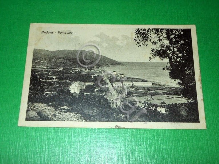 Cartolina Andora - Panorama 1930 | Immagine Gallery 2