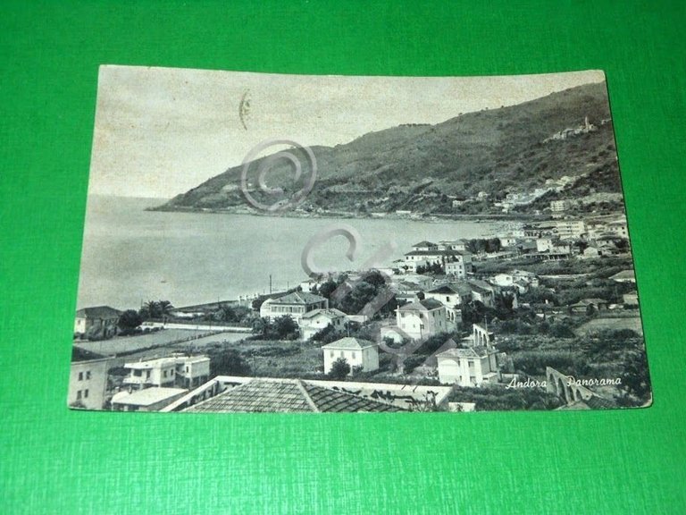 Cartolina Andora - Panorama 1961