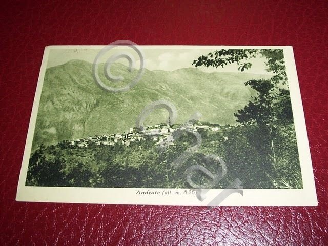 Cartolina Andrate - Panorama generale 1940 ca