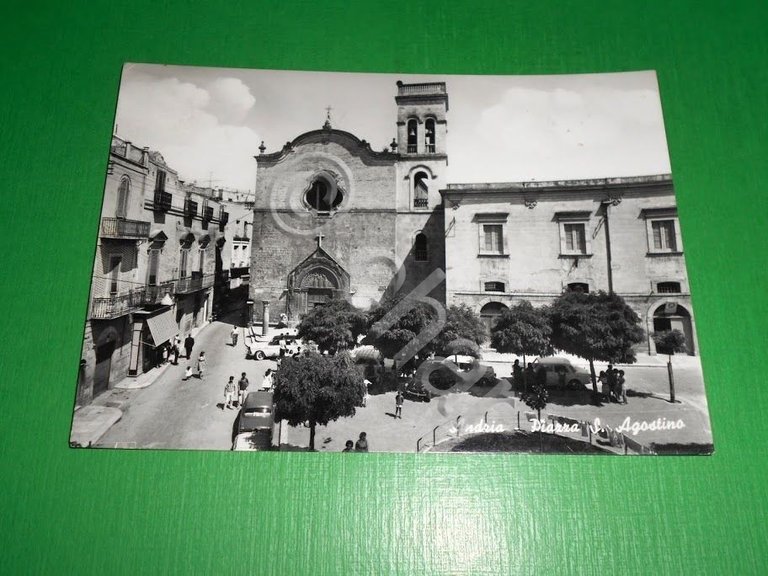 Cartolina Andria - Piazza S. Agostino 1965