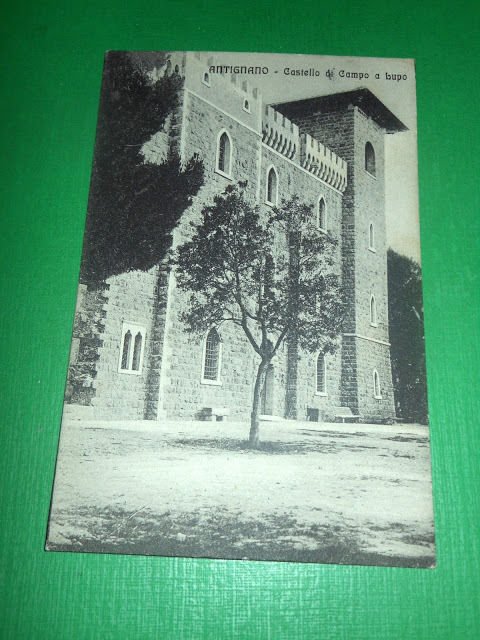 Cartolina Antignano - Castello di Campo a Lupo 1913.