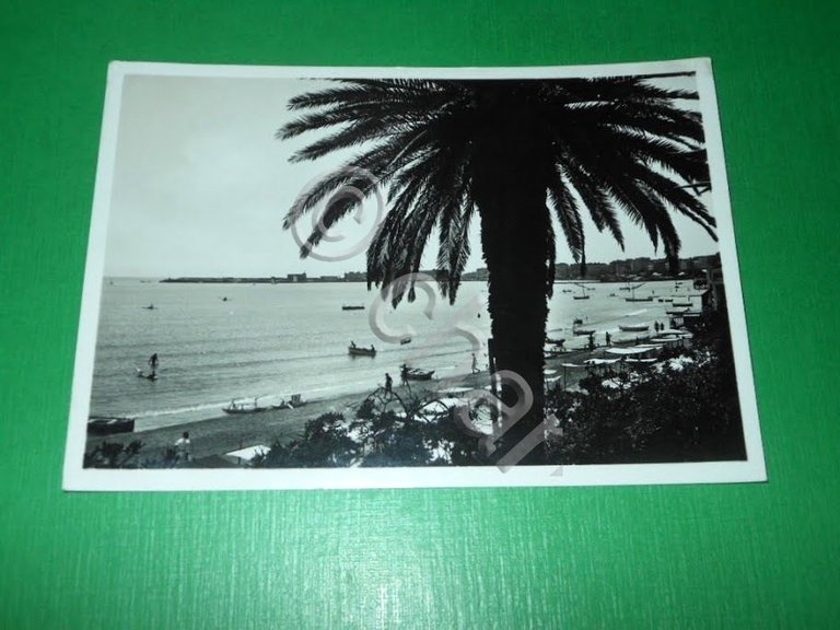 Cartolina Anzio - Spiaggia 1936