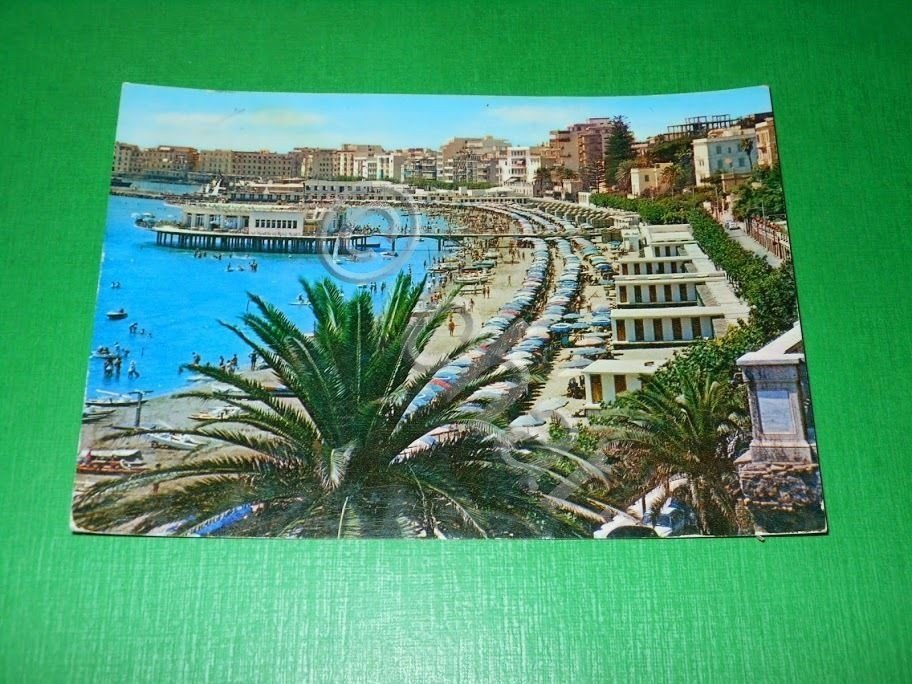 Cartolina Anzio - Stabilimento Tirrena 1961.