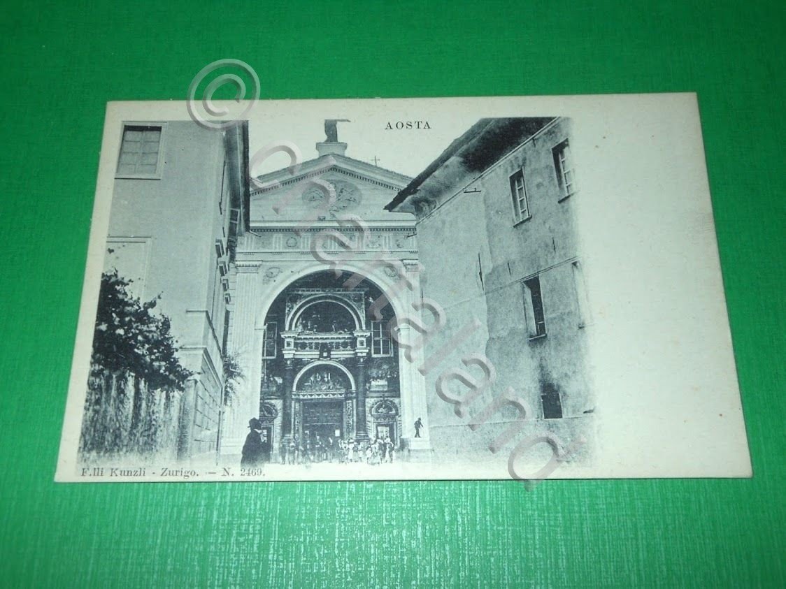 Cartolina Aosta - Particolare 1900 ca.