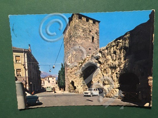 Cartolina Aosta - Porte Pretoriane - 1965