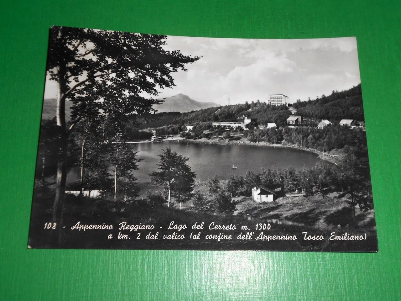 Cartolina Appennino Reggiano - Lago del Cerreto 1962.