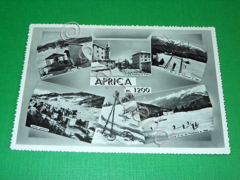 Cartolina Aprica - Vedute diverse 1950 ca