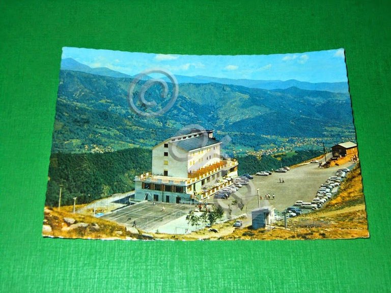 Cartolina Aquila ( Giaveno ) - Hotel L'Aigle - Sfondo …
