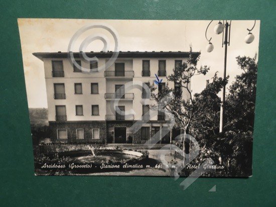 Cartolina Arcidosso - Grosseto - Stazione Climatica - Hotel Giardino …