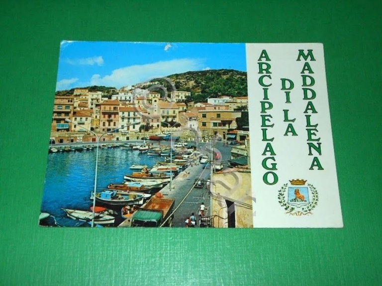 Cartolina Arcipelago di La Maddalena - Cala Gavetta 1975