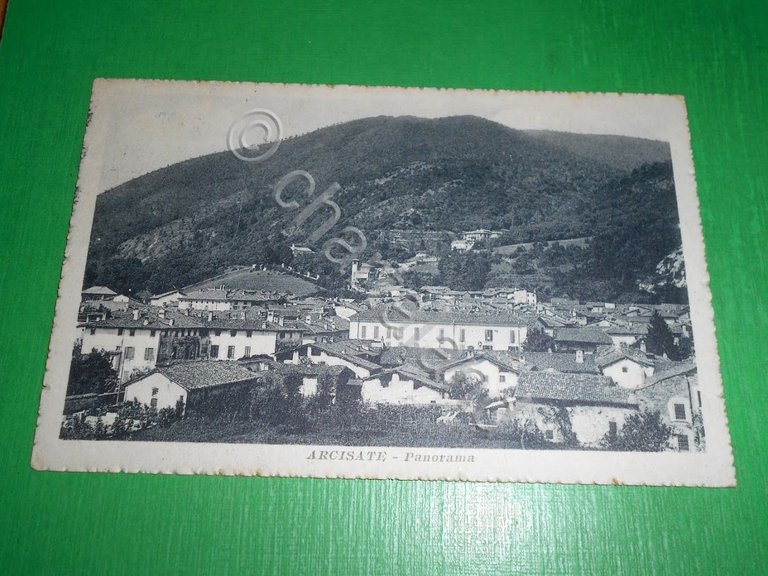 Cartolina Arcisate - Panorama 1917.