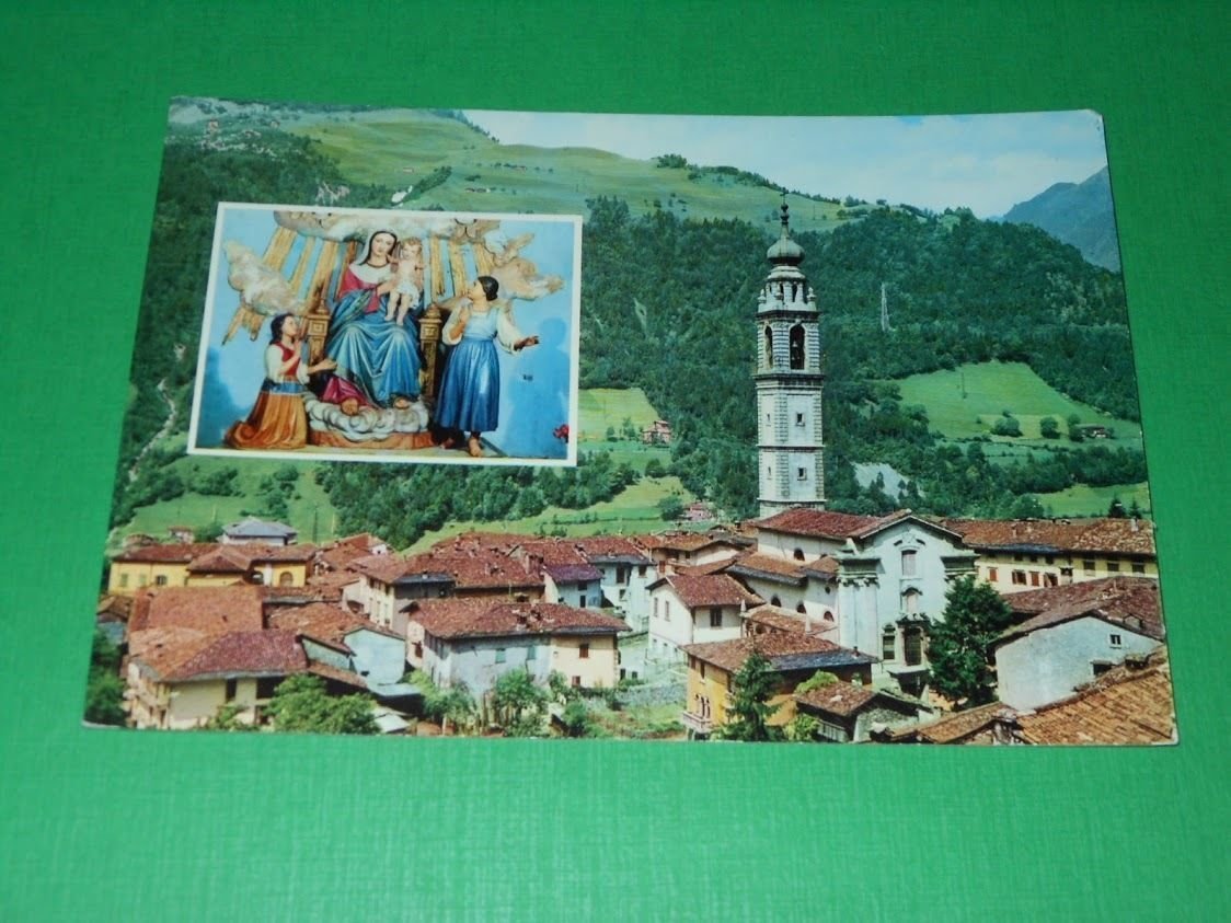 Cartolina Ardesio ( Bergamo ) - Il Santuario della Madonna …