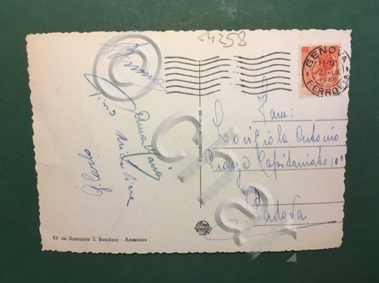 Cartolina Arenzano - Panorama dalla Pineta - 1956