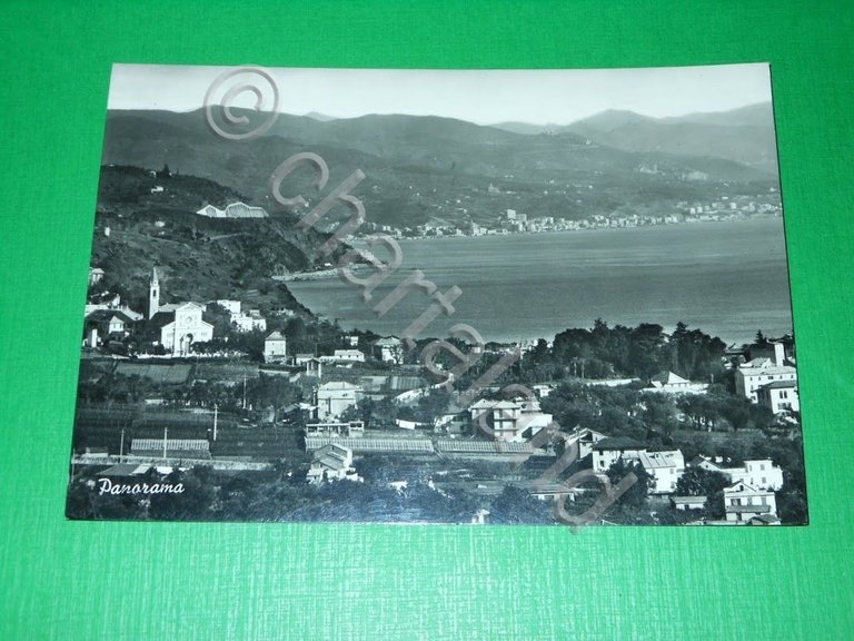 Cartolina Arenzano - Panorama e Santuario 1963