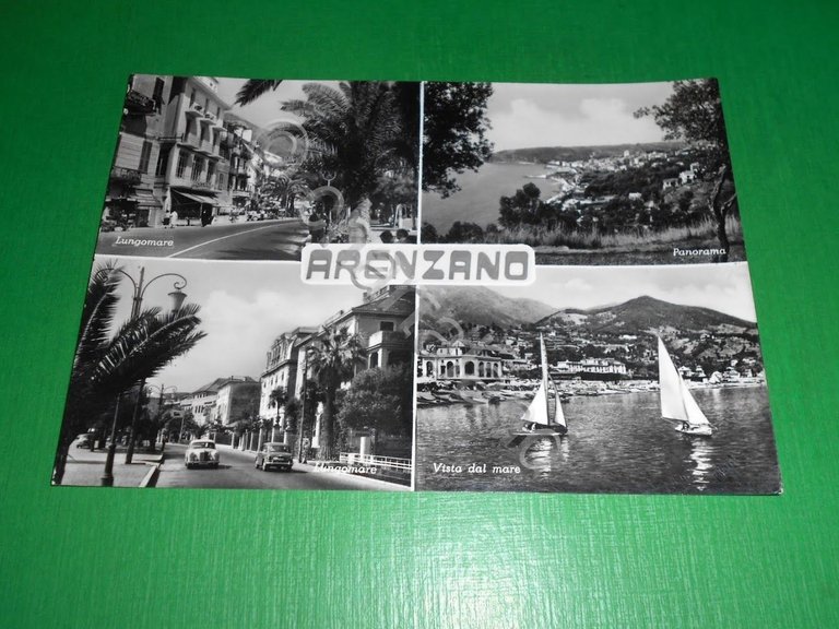 Cartolina Arenzano - Vedute diverse 1961.