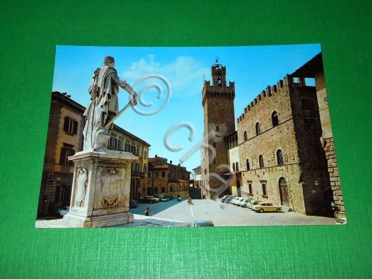 Cartolina Arezzo - Palazzo Comunale 1960 ca.