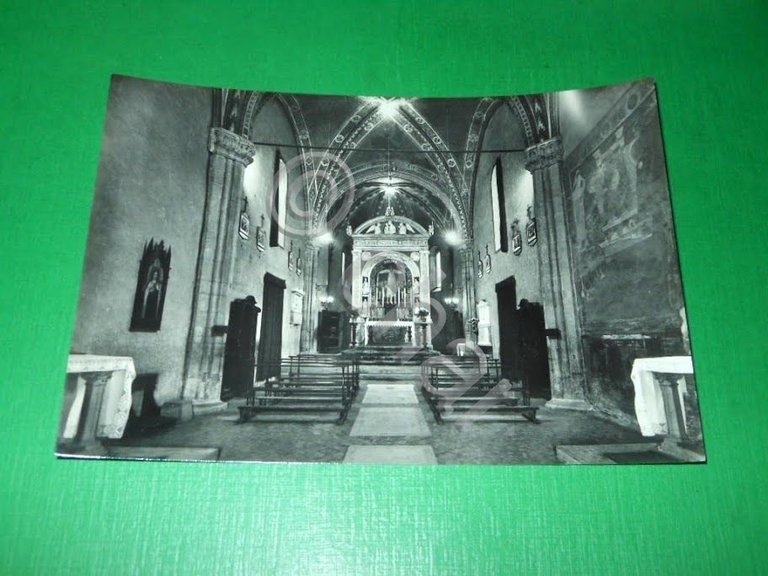 Cartolina Arezzo - S. Maria delle Grazie - Interno 1955 …