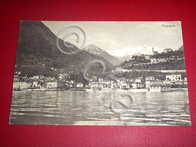 Cartolina Argegno ( Como ) - Panorama 1910 ca