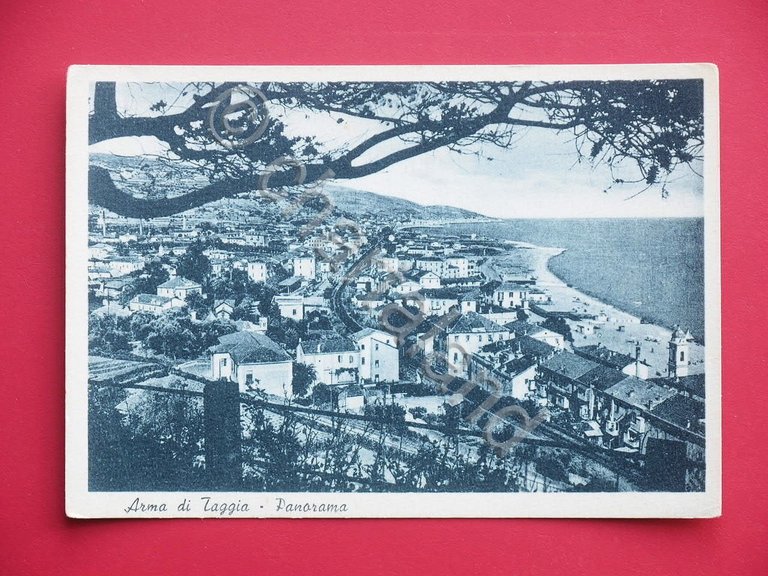 Cartolina Arma di Taggia - Panorama - 1940 ca.