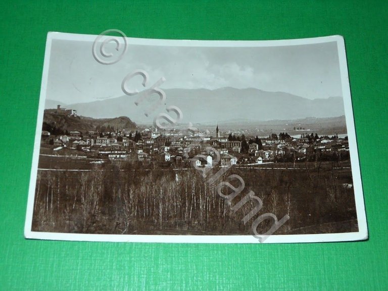 Cartolina Arona ( Novara ) - Panorama 1937.