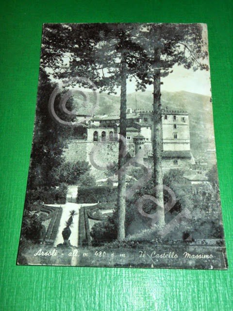 Cartolina Arsoli - Il Castello Massimo 1965 ca.