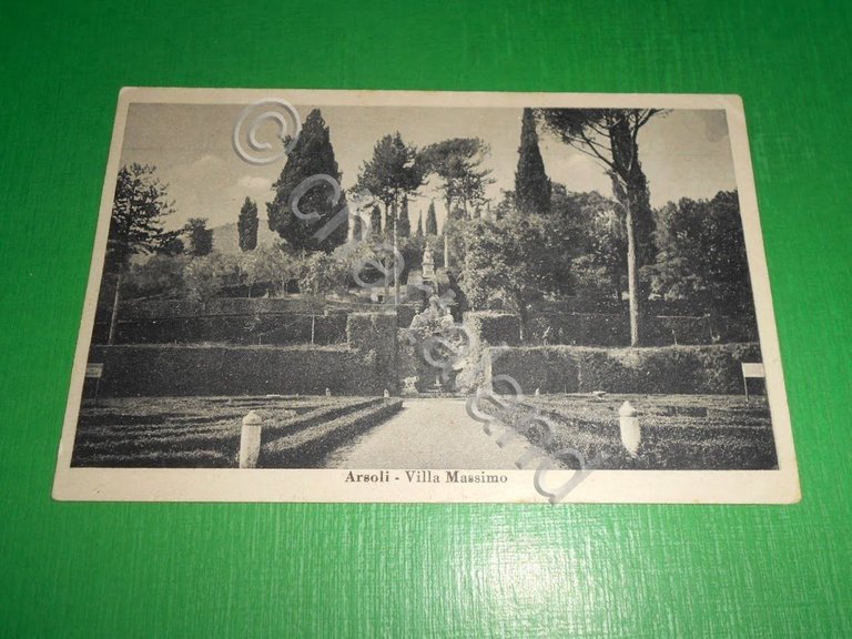 Cartolina Arsoli - Villa Massimo 1925 ca