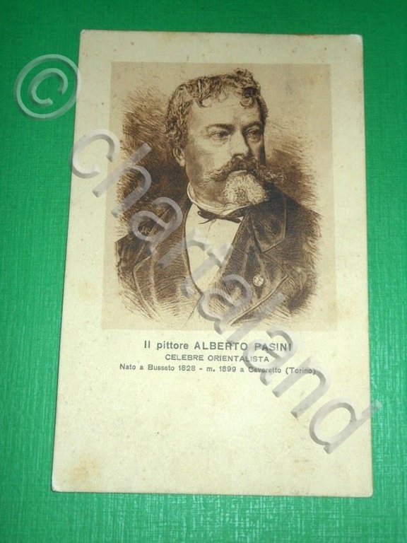Cartolina Arte Ritratto del pittore Alberto Pasini ( nato a …