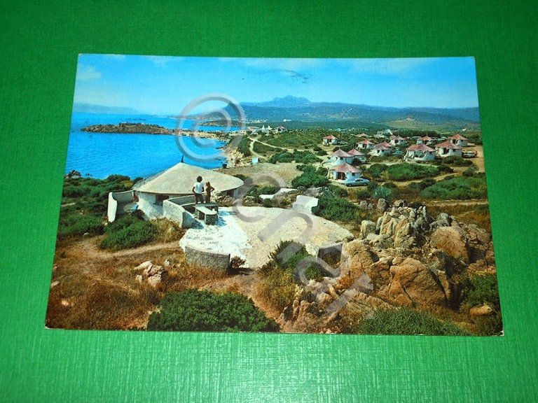 Cartolina Arzachena - Camping l' Isuledda 1976