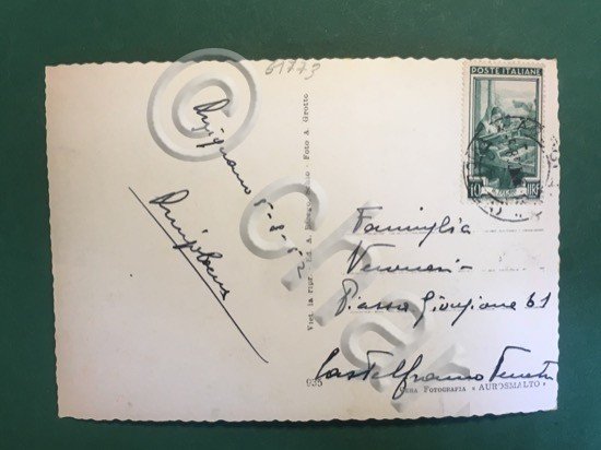 Cartolina Arzignano - Panorama Dal Castello - 1952