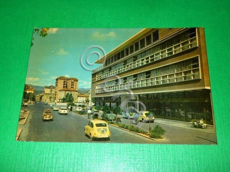 Cartolina Ascoli Piceno - Viale Indipendenza 1962