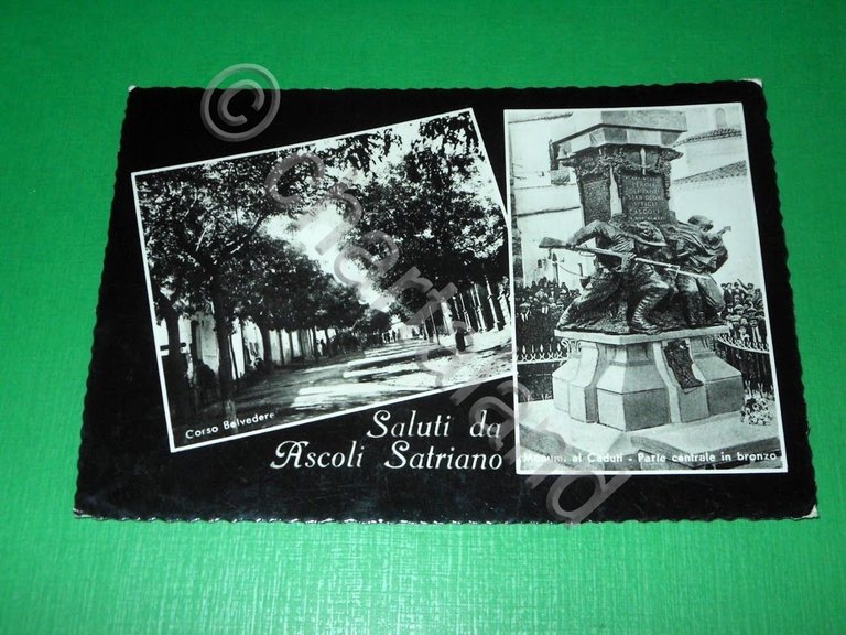 Cartolina Ascoli Satriano ( Foggia ) - Corso Belvedere - …