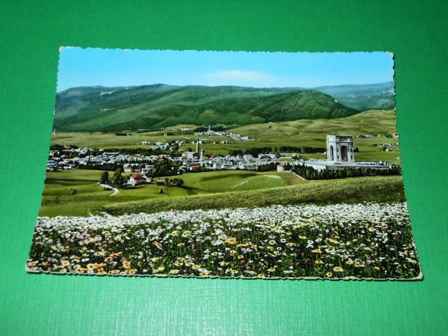 Cartolina Asiago - Panorama 1961.