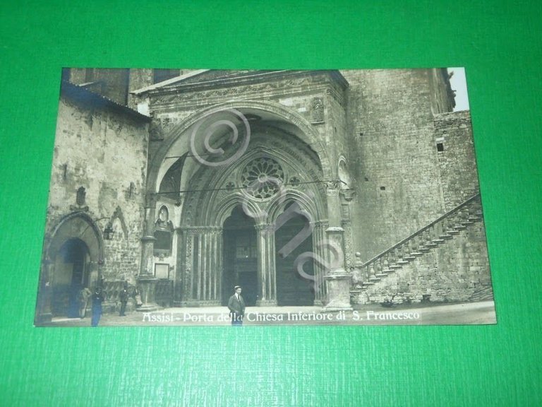 Cartolina Assisi - Porta della Chiesa Inferiore di S. Francesco …
