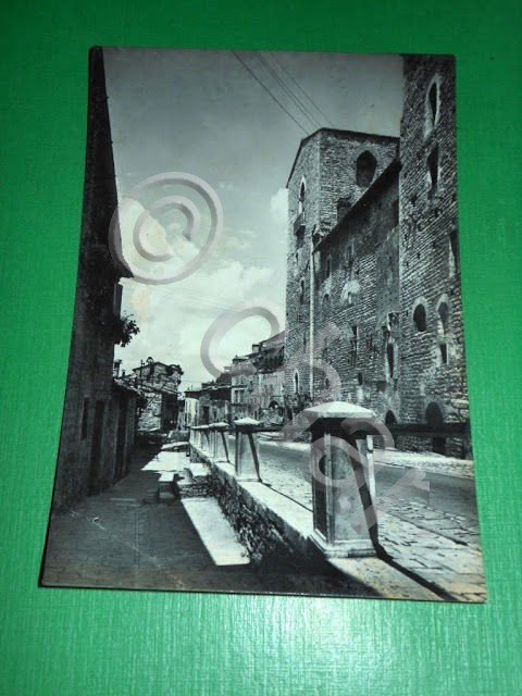 Cartolina Assisi - Via Fontebella 1967