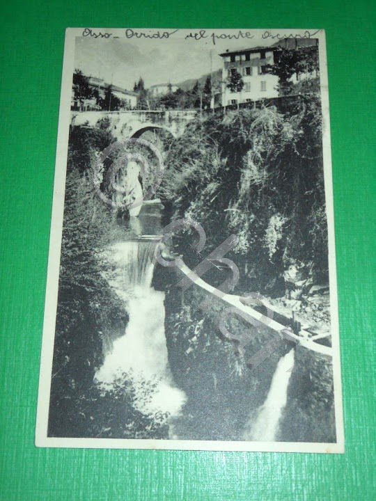 Cartolina Asso ( Como ) - Orrido del Ponte Oscuro …