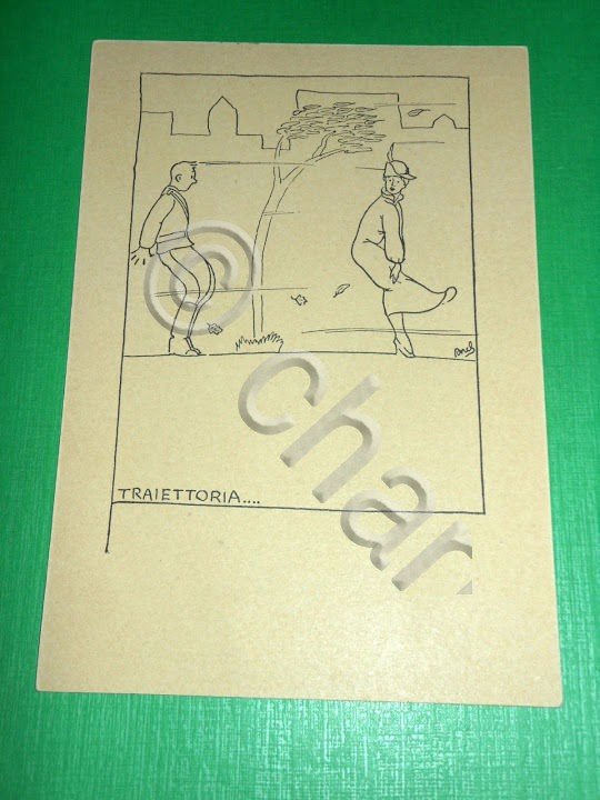 Cartolina Associazione Arma d' Artiglieria - Sezione Roma - Traiettoria …