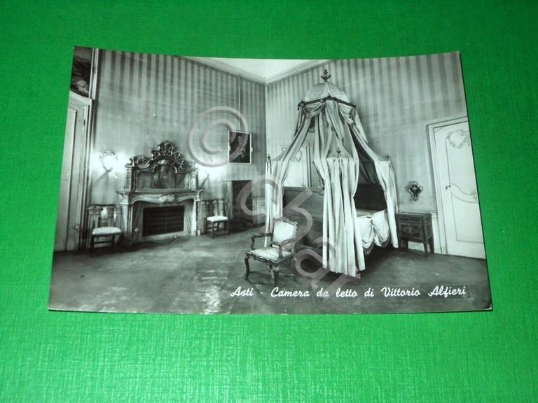 Cartolina Asti - Camera da letto di Vittorio Alfieri 1955 … | Immagine Gallery 2