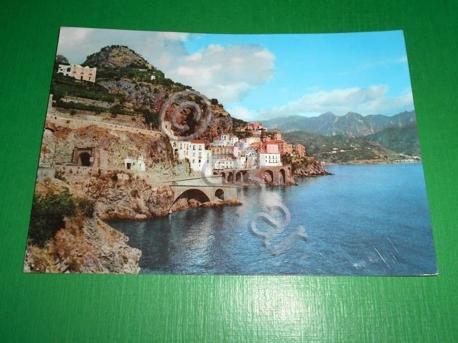 Cartolina Atrani - Panorama 1958.