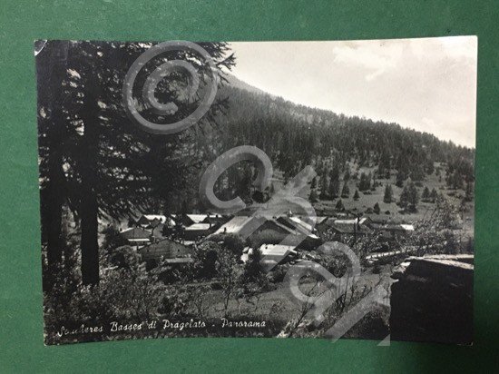 Cartolina Aucheres Basses di Pragelato - Panorama - 1957