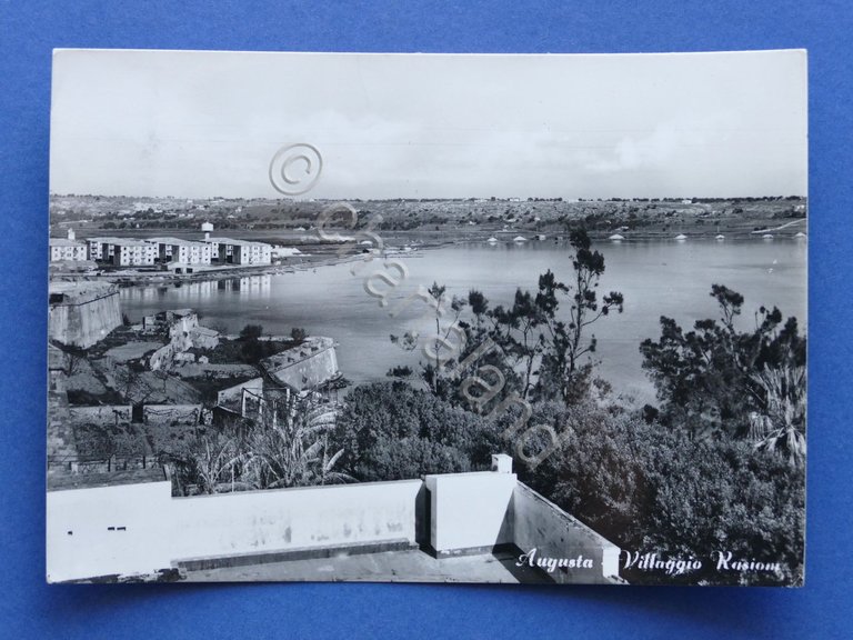 Cartolina Augusta - Villaggio Rasiom - 1960.