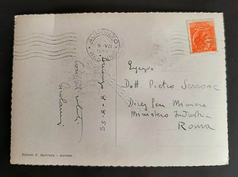 Cartolina Auronzo - Tre Cime Lavaredo - Cima Dodici - … | Immagine Gallery 4