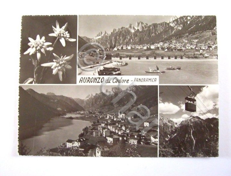 Cartolina Auronzo di Cadore - Vedute diverse 1965