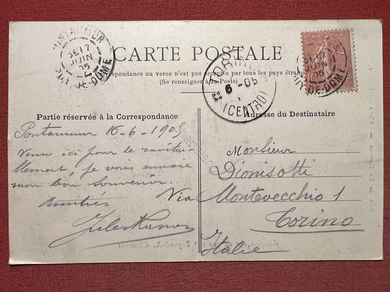 Cartolina Automobile - Hanriot sur sa 120 ch Bayard-A. Clèment …