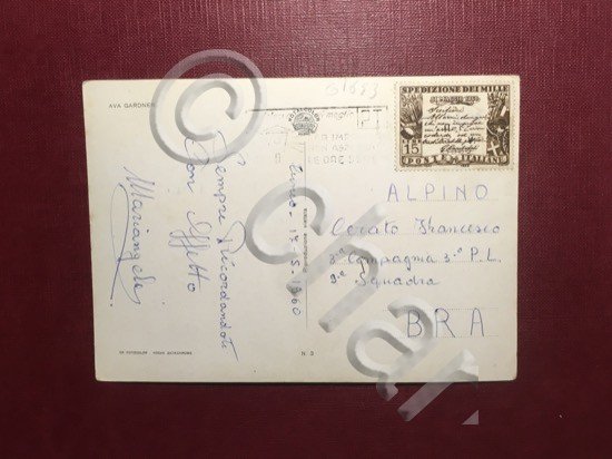 Cartolina Ava Gardner - 1960