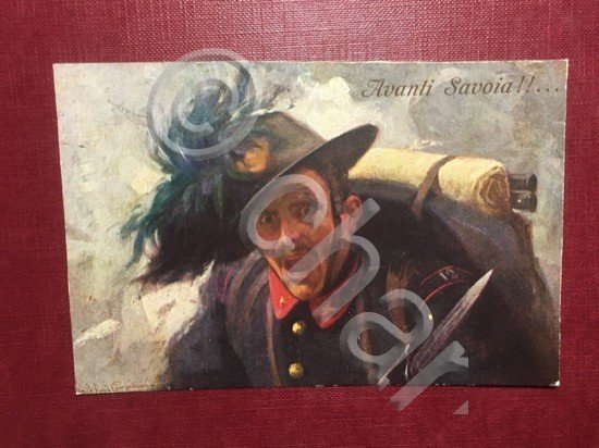Cartolina Avanti Savoia!!... - 1915 ca.