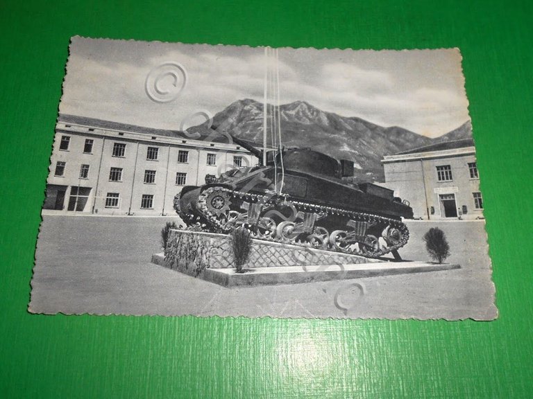 Cartolina Avellino - Centro Addestramento Reclute Truppe Corrazzate 1953